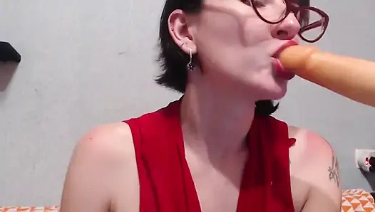 Чувственный минет крупным планом для тебя