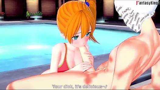 Misty bikini blowjob - Poketmonster