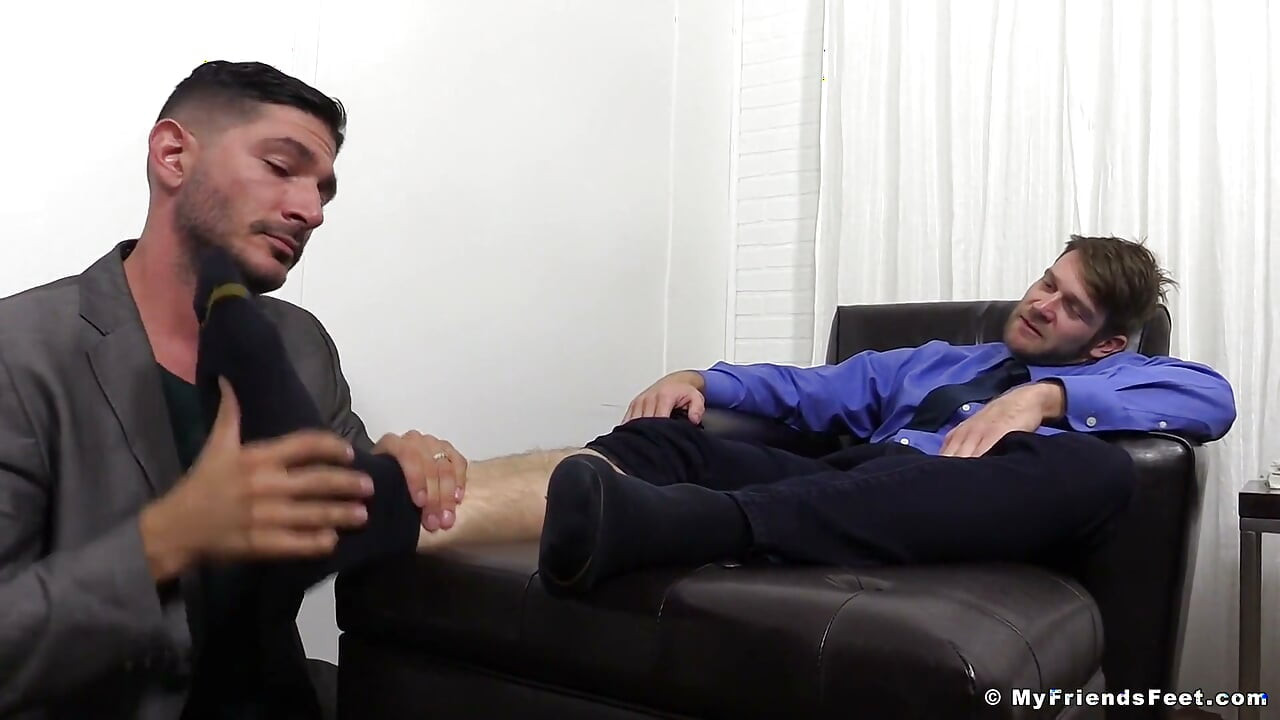 Johnny Hazzard Worships Colby Keller's Socks & Feet