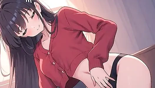 AI Anime Hentai unzensiert, unzensiertes video von 18-jährigem teen Hentai MILF, 3D Hentai Cartoon auf nahaufnahme von Kiidzy Animates