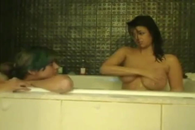 Two Girls Having Fun in the Bathtub
