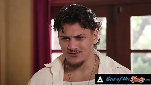 OUT OF THE FAMILY - Inked Stepmom Wants To Get To Know Her New Stepson Better By Fucking Him