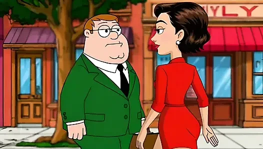 Sexuelle Fantasien Eines Cuckolds. Cartoon
