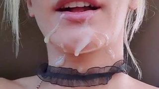 Perfect french girl anal and facial cum