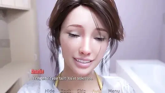 Seks di kamar mandi sama ibu tiriku yang hot