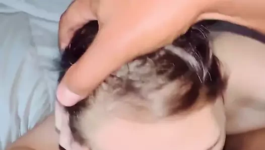 Step Bro Caught Me Masturbating and Used My Throat