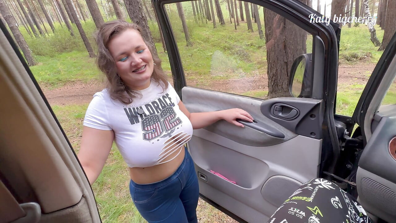 Stepmom caught stepson masturbating while hiking in the woods