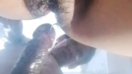 gaya doggy sama istriku, dia malah muasin kami