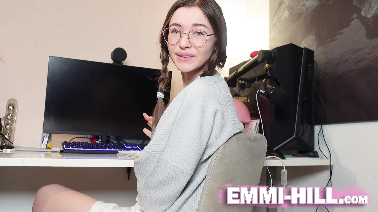 Teenish schoolgirl shows you your place during detention.