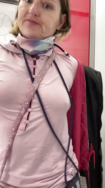 Starting to Strip on a Birthday Shopping Trip- Filming Fail