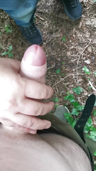 men in the wood