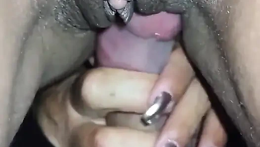 Ich habe hart in das gloryhole gefickt, während der cuckold filmte