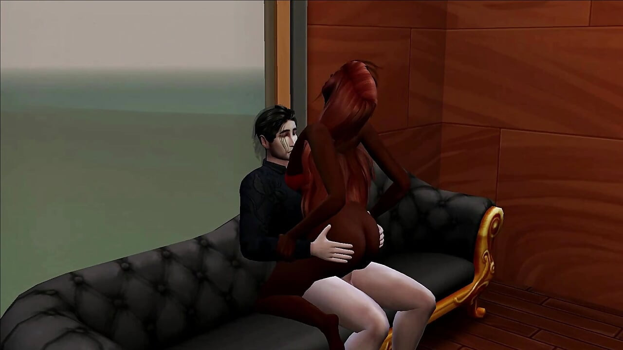 スリーサム、ブルネット、トランス、ブロンドの女の子、そしてトランス