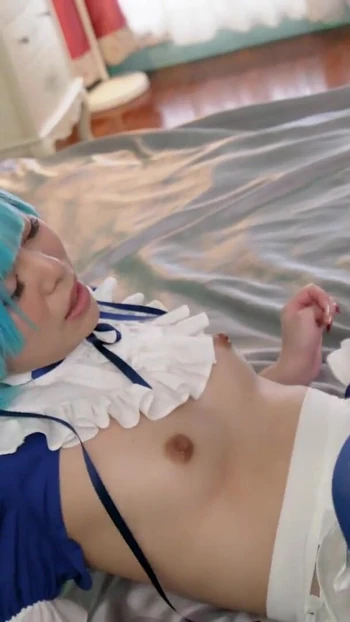 Spectacular moment from "Cospuri Misa in Reverse Bunny Cosplay"