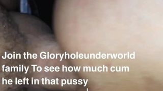 Gloryhole creampie 