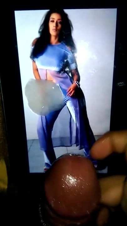 Jaw-dropping moment from "horny cum tribute to the mast maal Manisha Koirala"