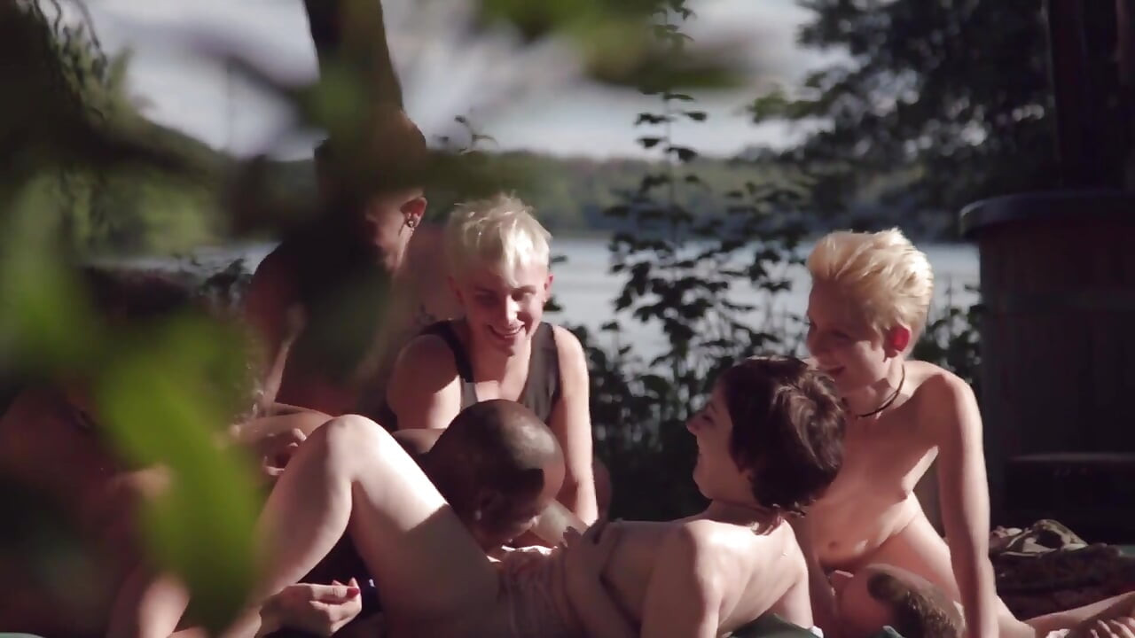 Erika Lust - 9 People Orgy!