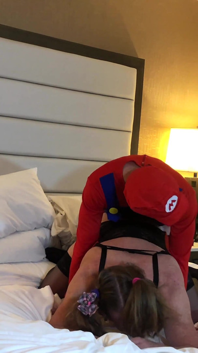 Mario Hops Into Sissy Pussy