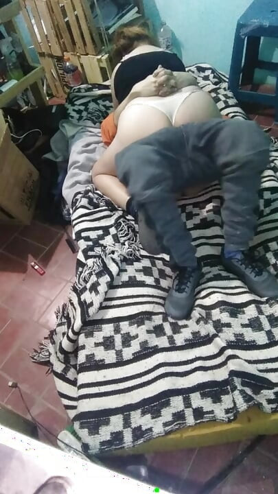 Girl with Montano Dress with the Mattress on the Floor
