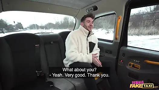 I get hard fucked by a hunky male model - Female Fake Taxi