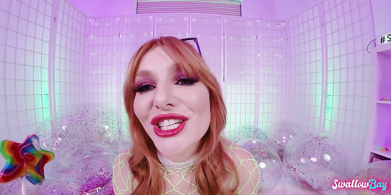 Peluda ruiva Lacy Lennon facefuck em primeiro plano