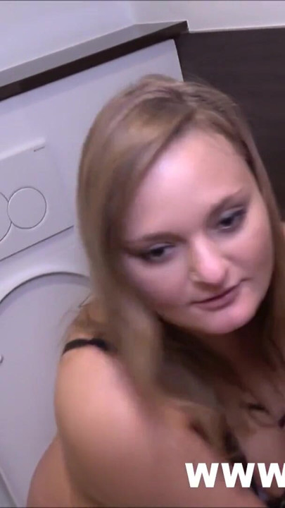 Watched while peeing and fucked in the toilet | Clip 1