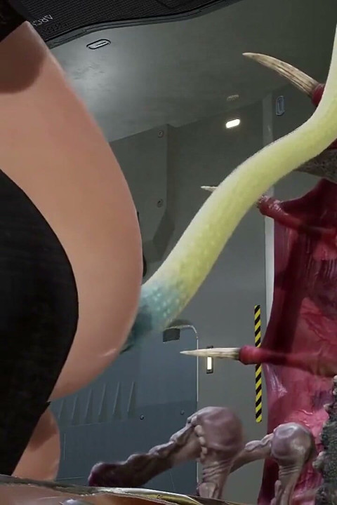 Busty doctor fucked by Lovecraftian monster