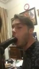 Boy sucking bbc