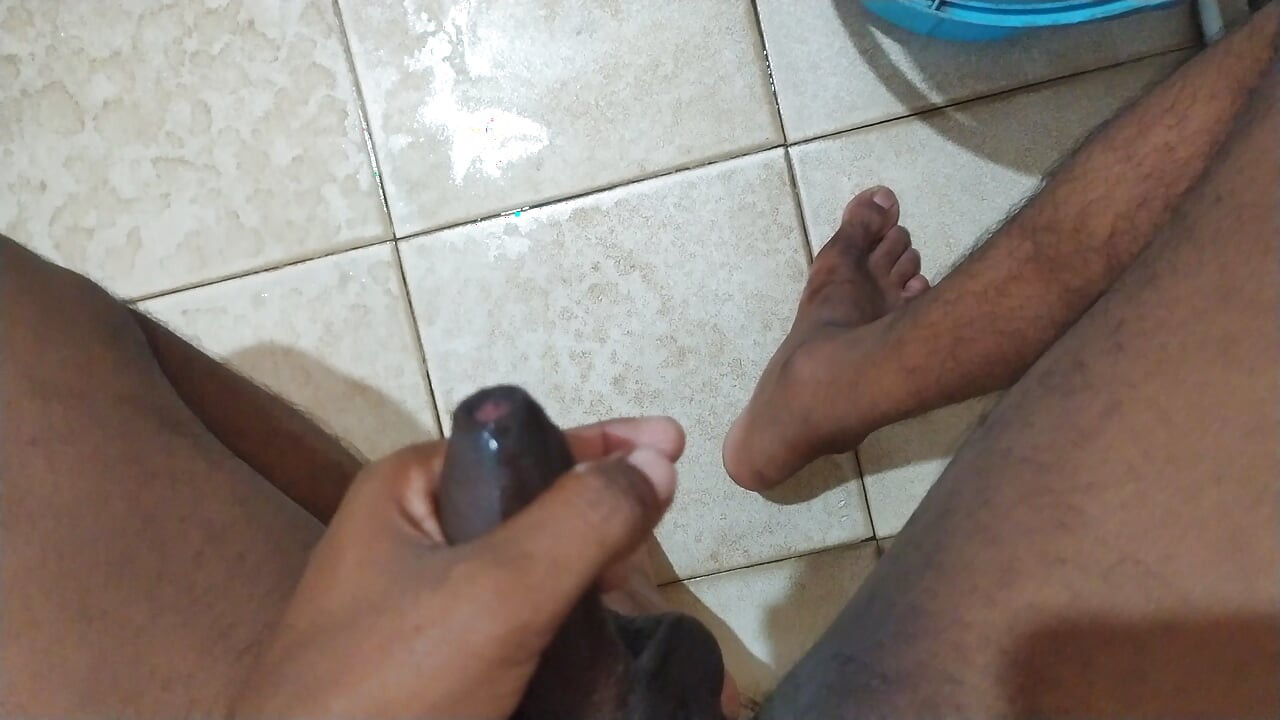 Desi Boy Handjob on Bathroom