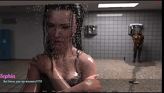 Dylan Sophia'nın banyo yaptığı yerde duş almak istedi ortak duşa gitti büyük bir yarak aldı