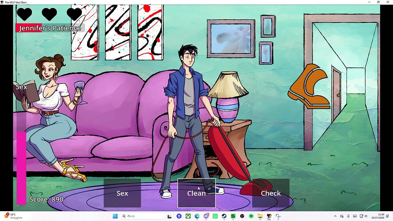 "A Milf ao lado" jogo completo