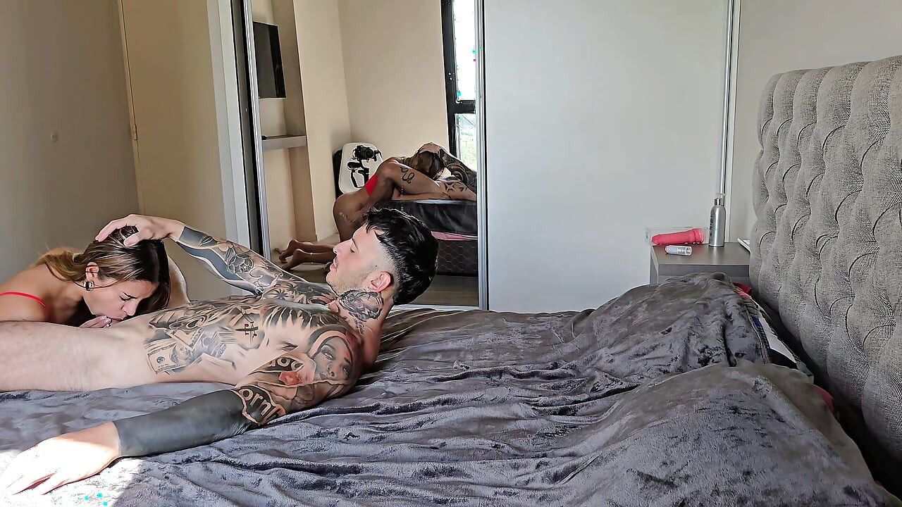 Behind the Scenes! Amateur Couple Have Sex in the Morning. Double Penetration
