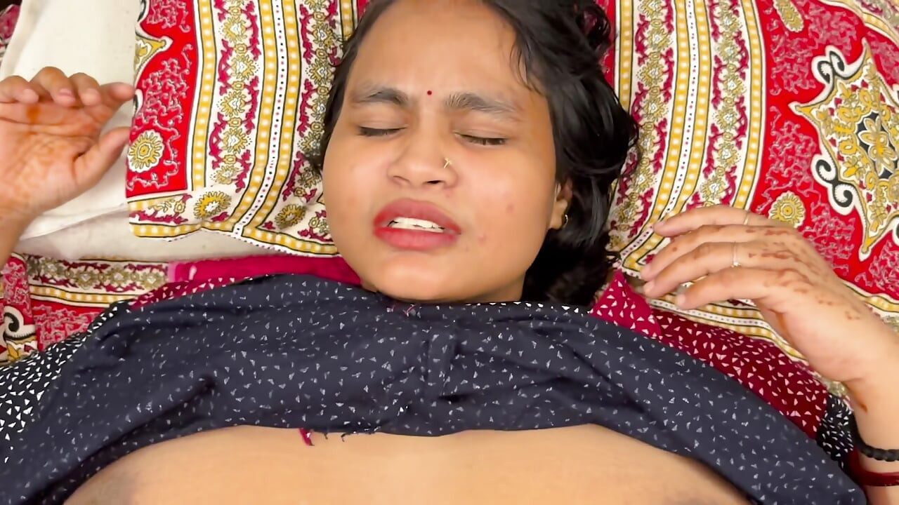 Long Time Baad Wife Ko Bedroom Mein Raat Bhar Choda. Hindi Video