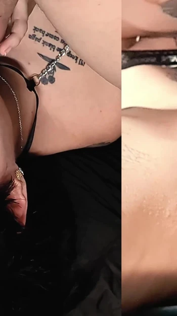 Stunning moment from "Amateur Couple giving eachother a mouthfull of pleasure in 69 position"