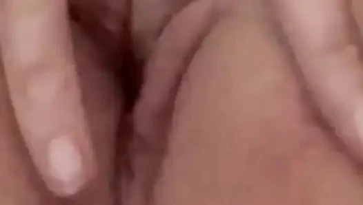 Masterbating girl