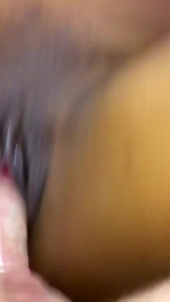 Memorable moment from "Black milf gets fingered, squirts and takes cum in mouth"
