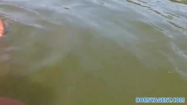 HornyAgent Bikini girl with big tits fucked at the lake