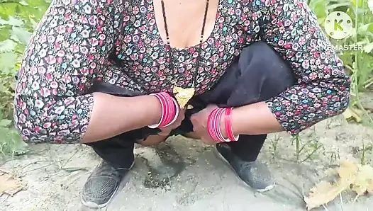 Chachi bhatija outdoor sex . Chachi fucked in doggy style position in mustard field by his bhatija