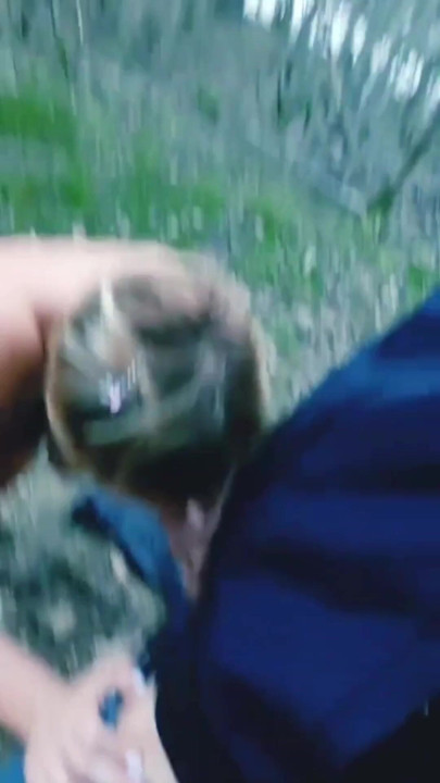 Stepmom sucked my in the woods | Clip 1