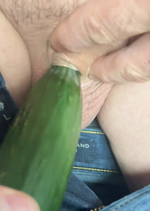 Inverted cock cucumber, fuck fest