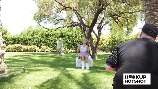 BTS - Jesse Pony Poses Almost Nude In An Outdoor Photoshoot!