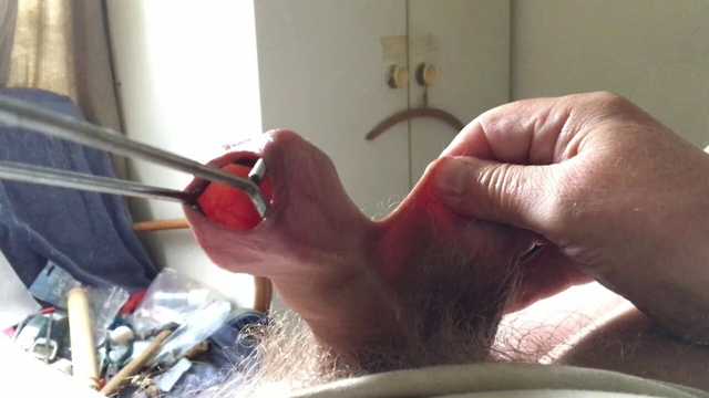 Baby oil foreskin video - barbecue tongs