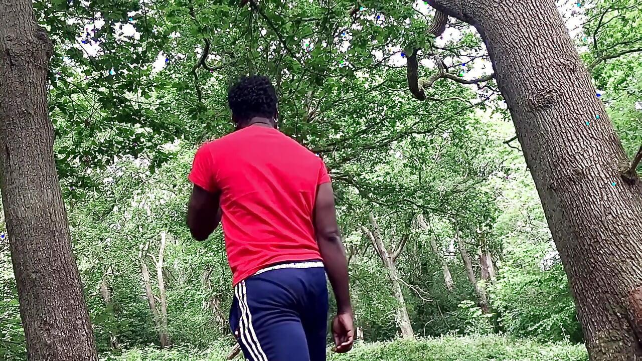 Walking Commando Swinging It and Then a Show off