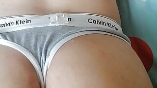 I take off my stepsister's panties and fuck her pussy