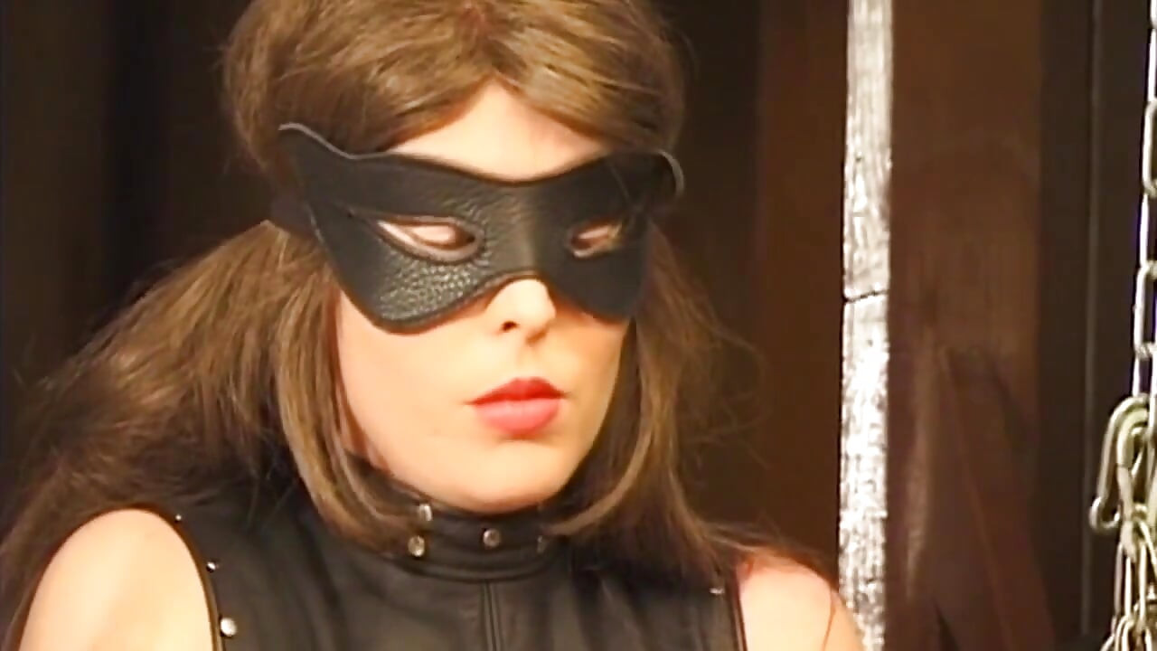 Mature Brunette MILF Chained and Explored by Masked Man