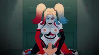 Harley Quinn głębokie gardło twojego kutasa