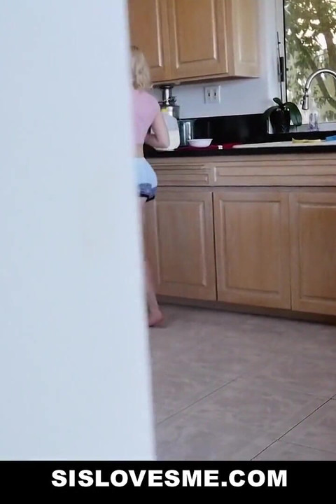 Perv Stepsis Sucks Stepbro's Cock While They Are Right Behind Their Stepmom Sitting on the Couch
