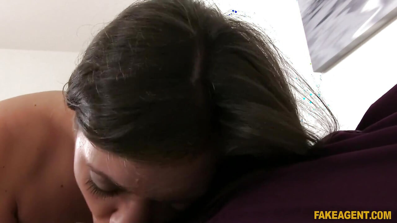Fake Agent - James Brossman Preps Ellie with a Home Video, Then Films Her Sucking His Cock & Taking a Doggystyle