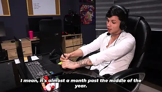 Curvy secretary asks her boss for a raise and gets more than that!
