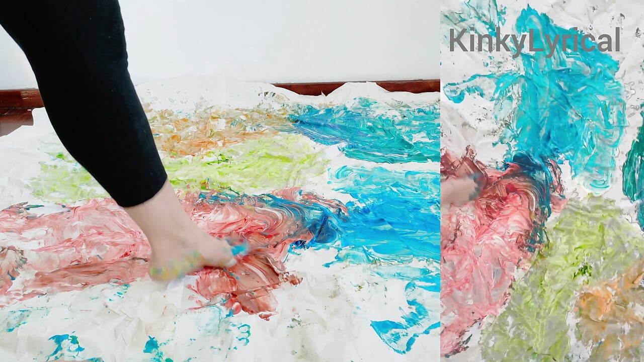 Ayak sanatı - ayakla boyama